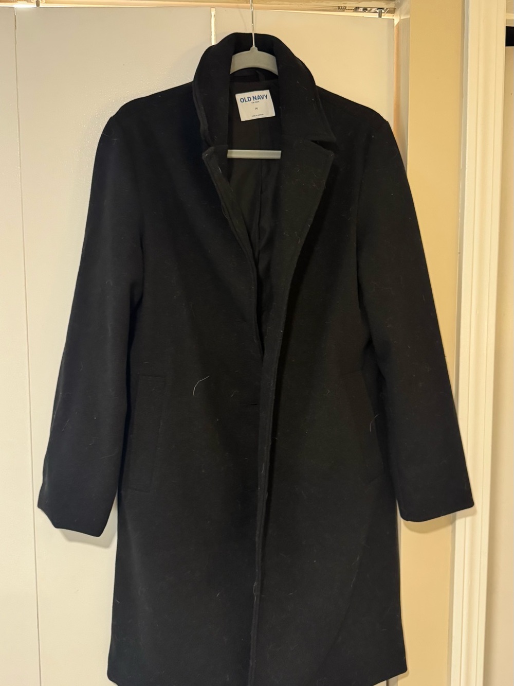 Old Navy Women’s Black Long Coat